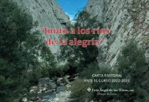 «Junto a los ríos de la alegría» – Carta pastoral ante el curso 2022-2023