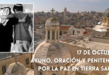 La Diócesis se suma mañana a la Jornada de Ayuno y Oración por la Paz en Tierra Santa