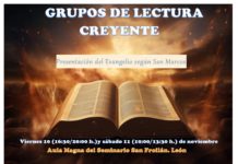 Los Grupos de Lectura Creyente participan en un cursillo sobre el Evangelio dominical para preparar el inicio del Año Litúrgico