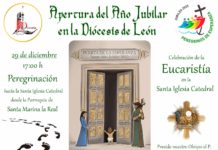 Una peregrinación desde Santa Marina a la Catedral y la apertura de la puerta santa marcan el inicio del Jubileo 2025 ‘Peregrinos de esperanza’ en la Iglesia de León