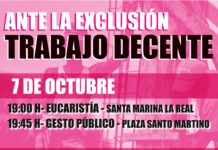 La Jornada por el Trabajo Decente relanza desde la Iglesia la reclamación por el “derecho a una vivienda digna y asequible”