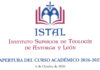 El obispo Luis Ángel preside la apertura oficial del quinto curso del Instituto Superior de Teología de Astorga y León-ISTAL
